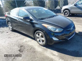 2012 Hyundai Elantra Limited with VIN KMHDH4AE7CU258505, listed as a IAAI auction lot 41577873 with 157,492 mi miles. Bid and sale history available at carsss.com. Image 1.