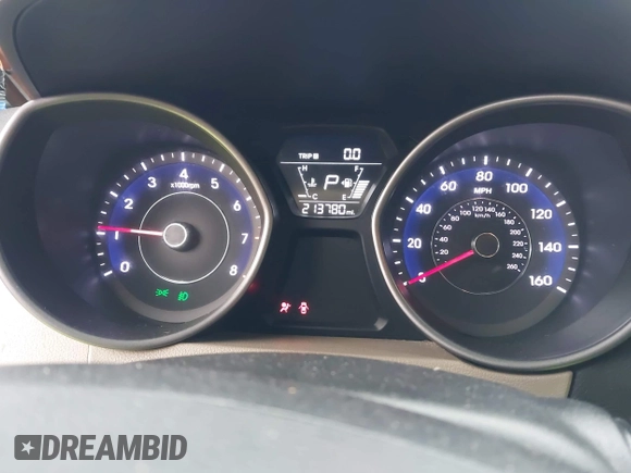 2016 Hyundai Elantra SE with VIN 5NPDH4AE6GH673092, listed as a IAAI auction lot 42377724 with 213,780 mi miles and . Bid and sale history available at DreamBid. Image 7.