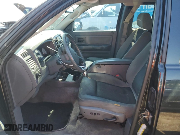 2006 Dodge Dakota SLT with VIN 1D7HW42N56S698951, listed as a Copart auction lot 52002705 with 193,793 mi miles and Clean Title. Bid and sale history available at carsss.com. Image 7.