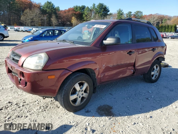 2007 Hyundai Tucson GLS with VIN KM8JM12BX7U563486, listed as a Copart auction lot 79578654 with 150,857 mi miles and Clean Title. Bid and sale history available at carsss.com. Image 1.