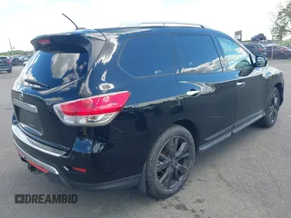 2014 Nissan Pathfinder Platinum with VIN 5N1AR2MM7EC601748, listed as a IAAI auction lot 42202262 with 167,260 mi miles and . Bid and sale history available at DreamBid. Image 4.