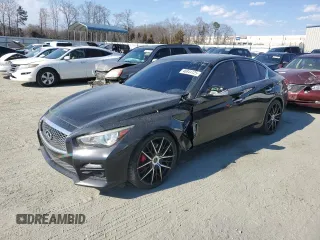 2014 Infiniti Q50 Premium z VIN JN1BV7AP5EM671861, wystawiony jako Copart lot #46844125 z przebiegiem 132 124 mil mil oraz Szkoda całkowita • Salvage title. Historia ofert i sprzedaży dostępna na DreamBid. Obrazek 1.