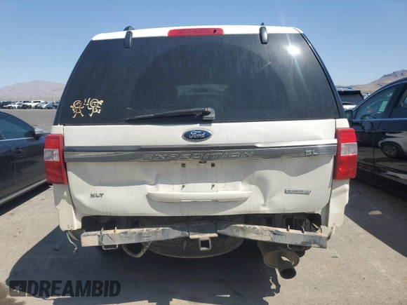2015 Ford Expedition Max XLT with VIN 1FMJK1JT9FEF38734, listed as a Copart auction lot 62610365 with 154,764 mi miles and Salvage title. Bid and sale history available at DreamBid. Image 6.
