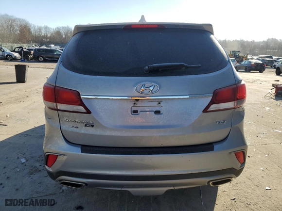 2019 Hyundai Santa Fe XL SE with VIN KM8SMDHF6KU298073, listed as a Copart auction lot 84634604 with 117,128 mi miles and Clean Title. Bid and sale history available at carsss.com. Image 6.