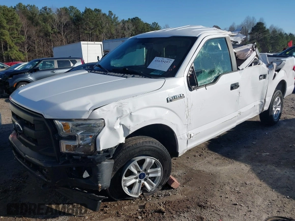 2017 Ford F-150 XL with VIN 1FTEW1EF7HKE40434, listed as a IAAI auction lot 41635157 with 122,338 mi miles. Bid and sale history available at carsss.com. Image 2.