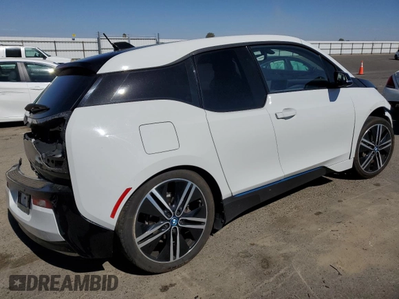 2017 BMW i3 with VIN WBY1Z6C34HV548759, listed as a Copart auction lot 56918343 with 0 mi miles. Bid and sale history available at carsss.com. Image 3.