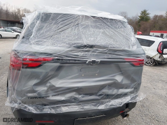 2023 Chevrolet Traverse LT Cloth with VIN 1GNEVGKW9PJ291370, listed as a IAAI auction lot 41678242 with 33,342 mi miles. Bid and sale history available at carsss.com. Image 16.