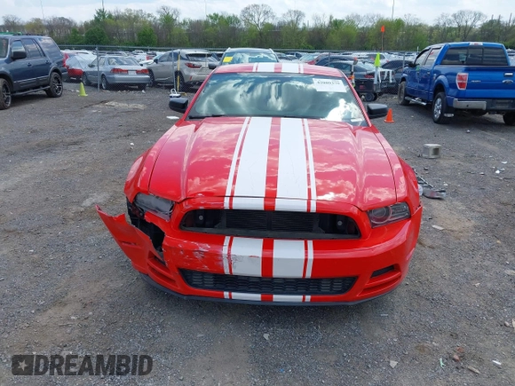 2014 Ford Mustang V6 with VIN 1ZVBP8AMXE5223660, listed as a IAAI auction lot 42009379 with 83,329 mi miles. Bid and sale history available at carsss.com. Image 12.