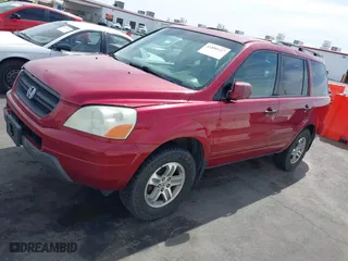 2005 Honda Pilot EX-L with VIN 5FNYF18585B032291, listed as a IAAI auction lot 41880117 with 1 mi miles. Bid and sale history available at carsss.com. Image 12.