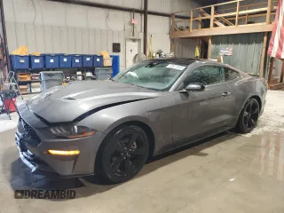 2023 Ford Mustang EcoBoost with VIN 1FA6P8TH0P5100950, listed as a Copart auction lot 59871045 with 47,579 mi miles and Salvage title. Bid and sale history available at DreamBid. Image 1.