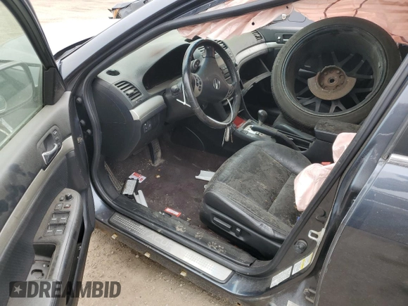 2006 Acura TSX with VIN JH4CL96856C802927, listed as a Copart auction lot 62552305 with Not provided miles and Salvage title. Bid and sale history available at DreamBid. Image 8.