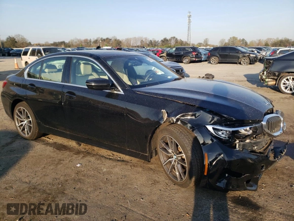 2020 BMW 3 Series 330i xDrive with VIN 3MW5R7J05L8B34304, listed as a Copart auction lot 47511193 with 15,080 mi miles and . Bid and sale history available at DreamBid. Image 4.