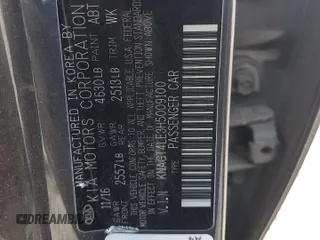 2017 Kia Optima with VIN KNAGT4LE3H5009100, listed as a Copart auction lot 61131385 with 46,381 mi miles and Salvage title. Bid and sale history available at DreamBid. Image 12.