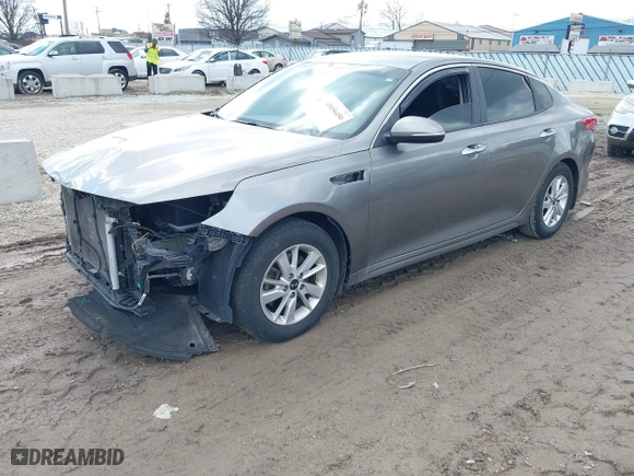 2016 Kia Optima LX with VIN 5XXGT4L3XGG092746, listed as a IAAI auction lot 41656450 with 83,789 mi miles. Bid and sale history available at carsss.com. Image 22.