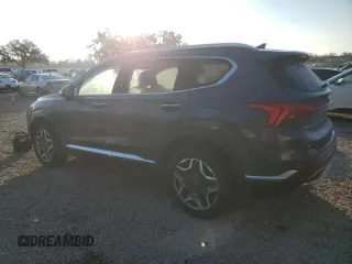 2022 Hyundai Santa Fe Hybrid SEL Premium with VIN KM8S3DA10NU042730, listed as a Copart auction lot 85211624 with 35,059 mi miles and Salvage Title. Bid and sale history available at carsss.com. Image 2.