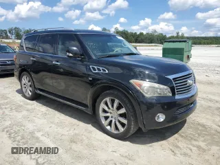 2014 Infiniti QX80 with VIN JN8AZ2NF4E9555706, listed as a Copart auction lot 66904864 with 169,137 mi miles and Clean Title. Bid and sale history available at carsss.com. Image 4.