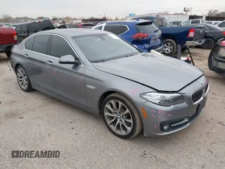 2016 BMW 5 Series 535i with VIN WBA5B1C58GG134444, listed as a IAAI auction lot 41335040 with 84,547 mi miles and . Bid and sale history available at carsss.com. Image 1.
