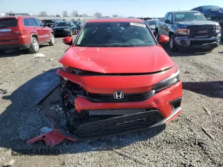 2023 Honda Civic Sedan EX with VIN 2HGFE1F76PH323255, listed as a Copart auction lot 46694425 with 25,455 mi miles and Salvage Title. Bid and sale history available at carsss.com. Image 5.