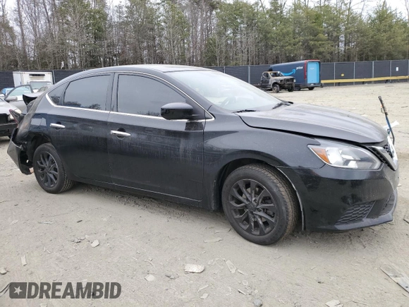 2019 Nissan Sentra S with VIN 3N1AB7AP1KY378746, listed as a Copart auction lot 47758245 with 103,051 mi miles and Salvage Title. Bid and sale history available at carsss.com. Image 4.