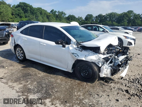 2025 Toyota Corolla LE z VIN 5YFB4MDE0SP255458, wystawiony jako Copart lot #57692105 z przebiegiem Nie podano mil oraz Czysty tytuł • Clean title. Historia ofert i sprzedaży dostępna na DreamBid. Obrazek 4.