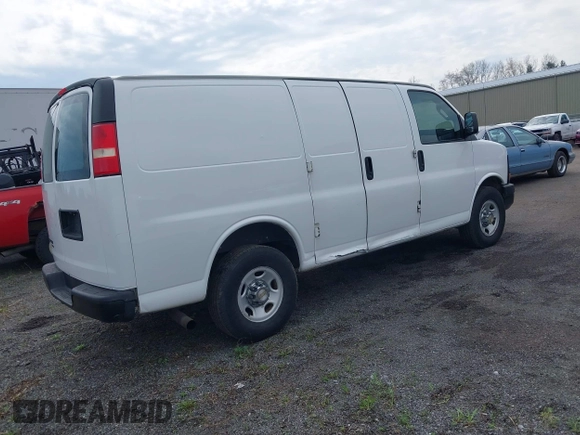 2016 Chevrolet Express Cargo Van with VIN 1GCWGAFF0G1140500, listed as a IAAI auction lot 42130720 with 239,606 mi miles. Bid and sale history available at carsss.com. Image 4.