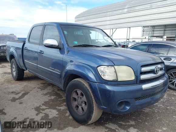 2004 Toyota Tundra SR5 with VIN 5TBET34134S440324, listed as a IAAI auction lot 41472957 with 167,487 mi miles and . Bid and sale history available at DreamBid. Image 1.