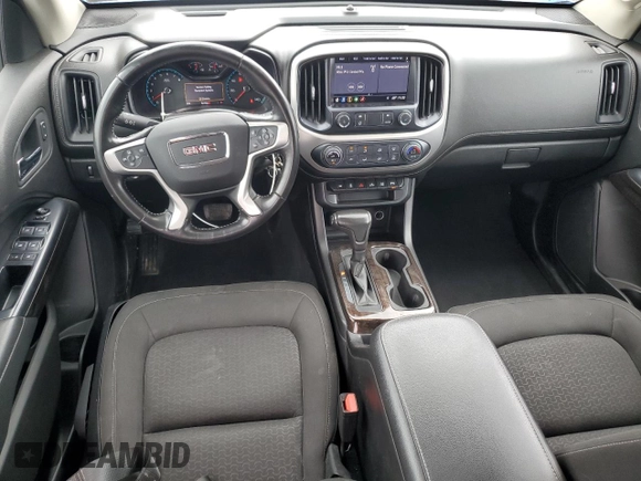 2019 GMC Canyon 4WD SLE z VIN 1GTG6CEN1K1206640, wystawiony jako Copart lot #55339285 z przebiegiem 52 166 mil mil oraz Szkody całkowita. Historia ofert i sprzedaży dostępna na DreamBid. Obrazek 8.