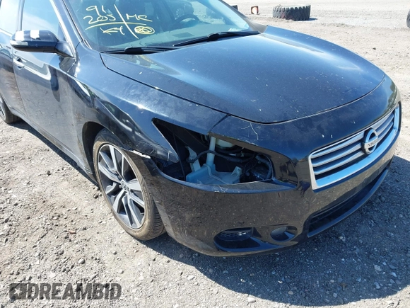 2014 Nissan Maxima S with VIN 1N4AA5AP0EC445232, listed as a IAAI auction lot 42154984 with 91,205 mi miles and . Bid and sale history available at DreamBid. Image 14.