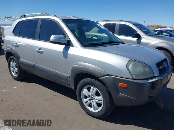2006 Hyundai Tucson GLS with VIN KM8JN12DX6U357128, listed as a IAAI auction lot 41816481 with 212,846 mi miles. Bid and sale history available at carsss.com. Image 1.