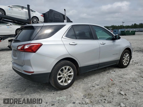 2021 Chevrolet Equinox LT with VIN 2GNAXKEV7M6161594, listed as a Copart auction lot 54564075 with 107,804 mi miles and Salvage Title. Bid and sale history available at DreamBid. Image 3.