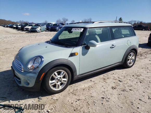 2013 MINI Clubman z VIN WMWZF3C58DT489635, wystawiony jako Copart lot #51922425 z przebiegiem 79 642 mil mil oraz Czysty tytuł • Clean title. Historia ofert i sprzedaży dostępna na DreamBid. Obrazek 1.