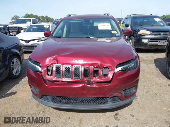 2020 Jeep Cherokee Latitude with VIN 1C4PJLCB8LD525301, listed as a IAAI auction lot 42209705 with 48,250 mi miles and . Bid and sale history available at DreamBid. Image 12.