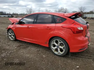 2014 Ford Focus ST with VIN 1FADP3L92EL397487, listed as a Copart auction lot 50367105 with 90,495 mi miles and Salvage Title. Bid and sale history available at carsss.com. Image 2.