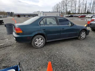 1998 Honda Civic EX with VIN 1HGEJ8644WL044510, listed as a Copart auction lot 47137135 with 163,796 mi miles and Salvage Title. Bid and sale history available at carsss.com. Image 3.