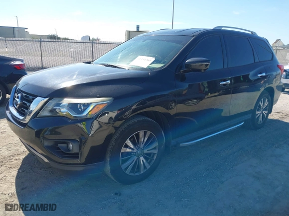 2017 Nissan Pathfinder SV with VIN 5N1DR2MN1HC660630, listed as a IAAI auction lot 41441368 with 128,528 mi miles. Bid and sale history available at carsss.com. Image 21.