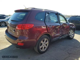 2008 Hyundai Santa Fe SE with VIN 5NMSH13E88H187904, listed as a Copart auction lot 46223685 with 183,472 mi miles and Salvage Title. Bid and sale history available at carsss.com. Image 3.
