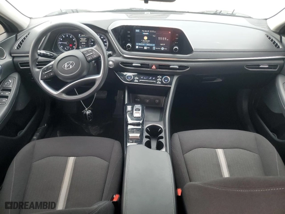 2021 Hyundai Sonata SEL with VIN KMHL64JA4MA145483, listed as a Copart auction lot 53897995 with 41,149 mi miles and Non Repairable. Bid and sale history available at carsss.com. Image 8.