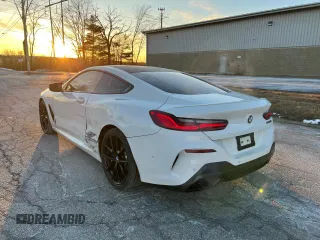 2019 BMW 8 Series M850i xDrive with VIN WBABC4C59KBU95625, listed as a Copart auction lot 43650255 with 64,452 mi miles and Clean Title. Bid and sale history available at DreamBid. Image 2.