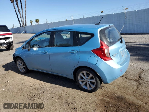 2014 Nissan Note S Plus z VIN 3N1CE2CP3EL361366, wystawiony jako Copart lot #56999725 z przebiegiem Nie podano mil oraz Szkoda całkowita • Salvage title. Historia ofert i sprzedaży dostępna na DreamBid. Obrazek 2.