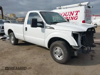 2015 Ford Super Duty F-250 SRW XL with VIN 1FTBF2A68FEC88285, listed as a IAAI auction lot 41449628 with 109,242 mi miles. Bid and sale history available at carsss.com. Image 1.