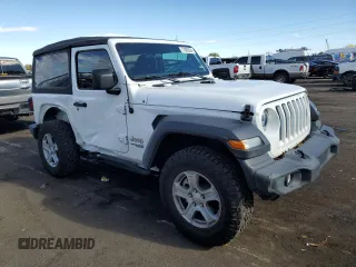 2018 Jeep Wrangler Sport with VIN 1C4GJXAN9JW331320, listed as a Copart auction lot 77883334 with 26,567 mi miles and Salvage title. Bid and sale history available at DreamBid. Image 4.