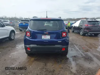 2018 Jeep Renegade Latitude with VIN ZACCJABB8JPG83883, listed as a IAAI auction lot 41940718 with 57,688 mi miles. Bid and sale history available at carsss.com. Image 16.