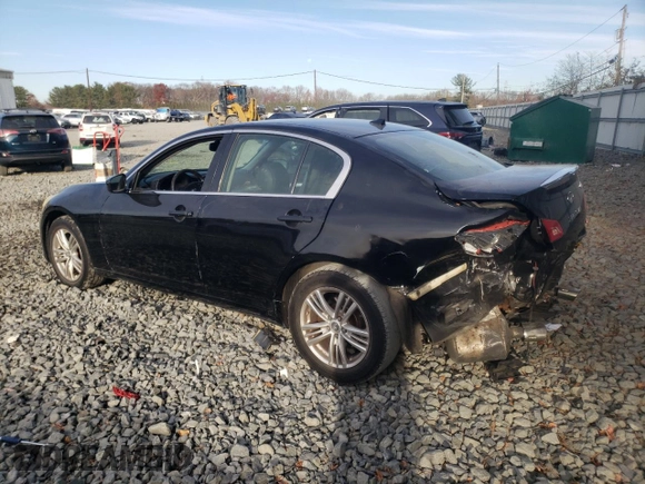 2012 Infiniti G25 x with VIN JN1DV6AR2CM860968, listed as a Copart auction lot 81557454 with 165,239 mi miles and Salvage Title. Bid and sale history available at DreamBid. Image 2.