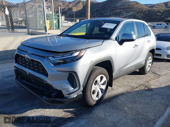 2025 Toyota RAV4 LE with VIN 2T3K1RFV3SW372394, listed as a IAAI auction lot 41616009 with 739 mi miles. Bid and sale history available at carsss.com. Image 19.
