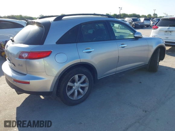2003 Infiniti FX Options with VIN JNRAS08W93X201673, listed as a IAAI auction lot 41981420 with 90,511 mi miles and . Bid and sale history available at DreamBid. Image 4.