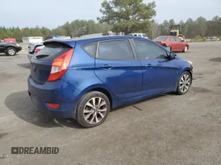 2015 Hyundai Accent Sport with VIN KMHCU5AE6FU205862, listed as a Copart auction lot 45938984 with 110,651 mi miles and Salvage Title. Bid and sale history available at carsss.com. Image 3.