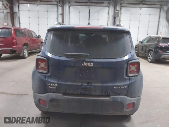 2018 Jeep Renegade Sport with VIN ZACCJBAB8JPG63818, listed as a IAAI auction lot 41749587 with 103,448 mi miles and . Bid and sale history available at DreamBid. Image 17.