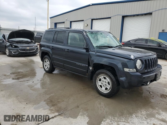 2014 Jeep Patriot Sport with VIN 1C4NJRBB4ED602129, listed as a Copart auction lot 52609085 with 222,064 mi miles and Salvage Title. Bid and sale history available at DreamBid. Image 4.