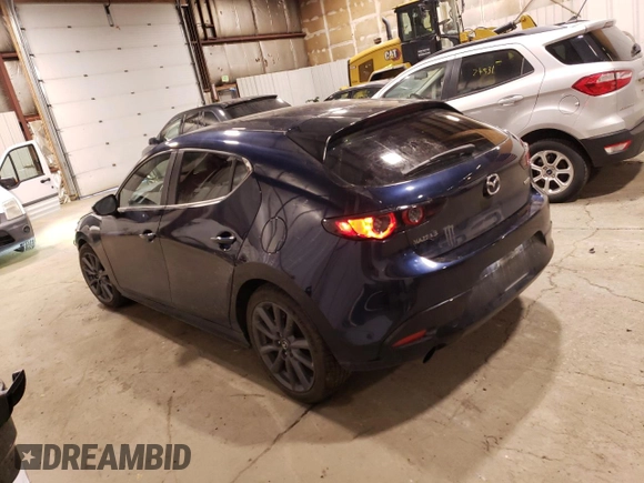 2020 Mazda Mazda3 Hatchback with VIN JM1BPALM2L1158704, listed as a Copart auction lot 46314675 with 79,588 mi miles and Salvage Title. Bid and sale history available at carsss.com. Image 2.
