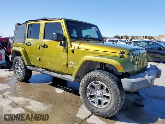2007 Jeep Wrangler Unlimited Sahara z VIN 1J4GB591X7L165493, wystawiony jako Copart lot #47468205 z przebiegiem Nie podano mil oraz Czysty tytuł • Clean title. Historia ofert i sprzedaży dostępna na DreamBid. Obrazek 4.